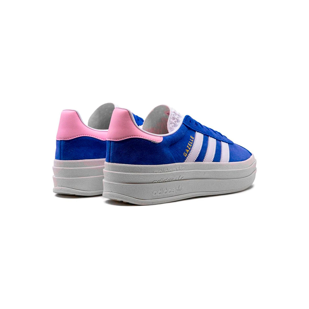 Sneakers basses Adidas Gazelle Bold lucid blue pink damen femme