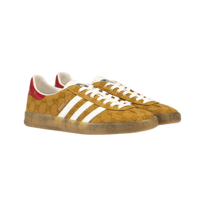 Sneakers basses Adidas Gazelle gucci gg monogram unisexe