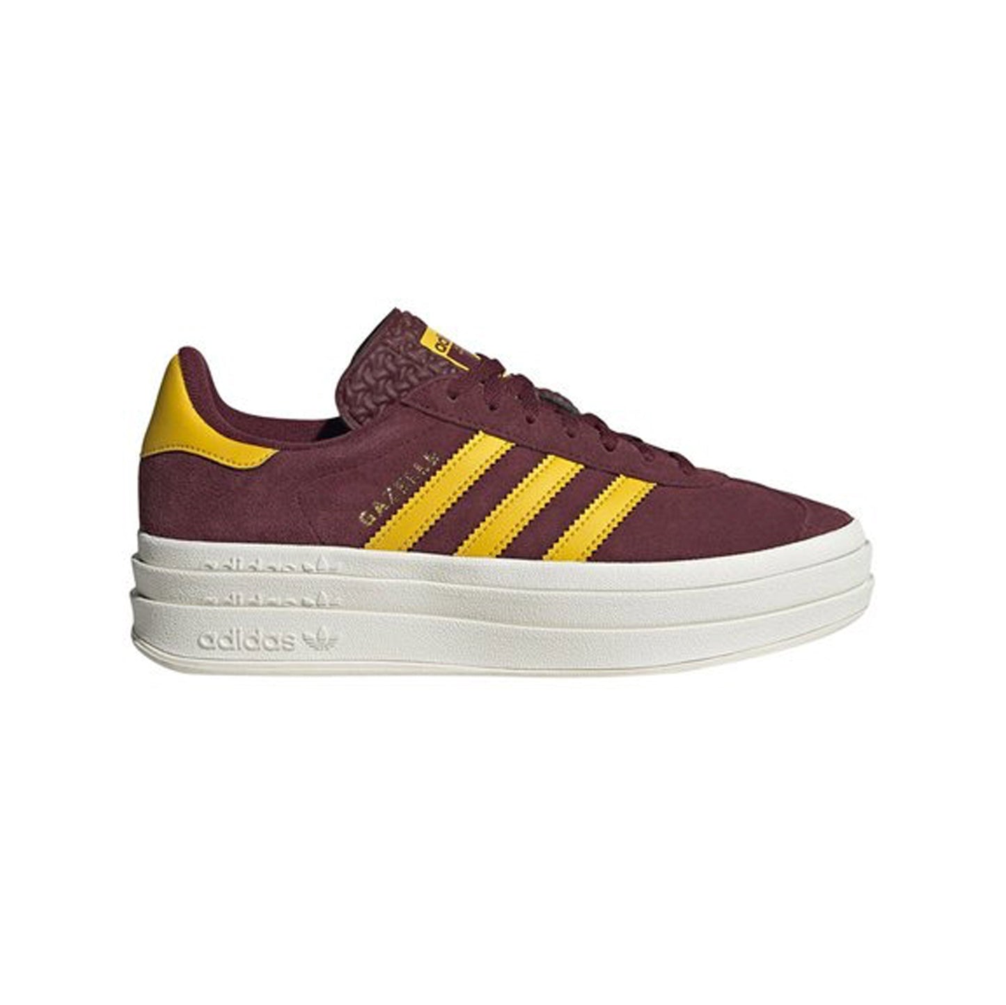Sneakers basses Adidas Gazelle Bold shadow red gold femme