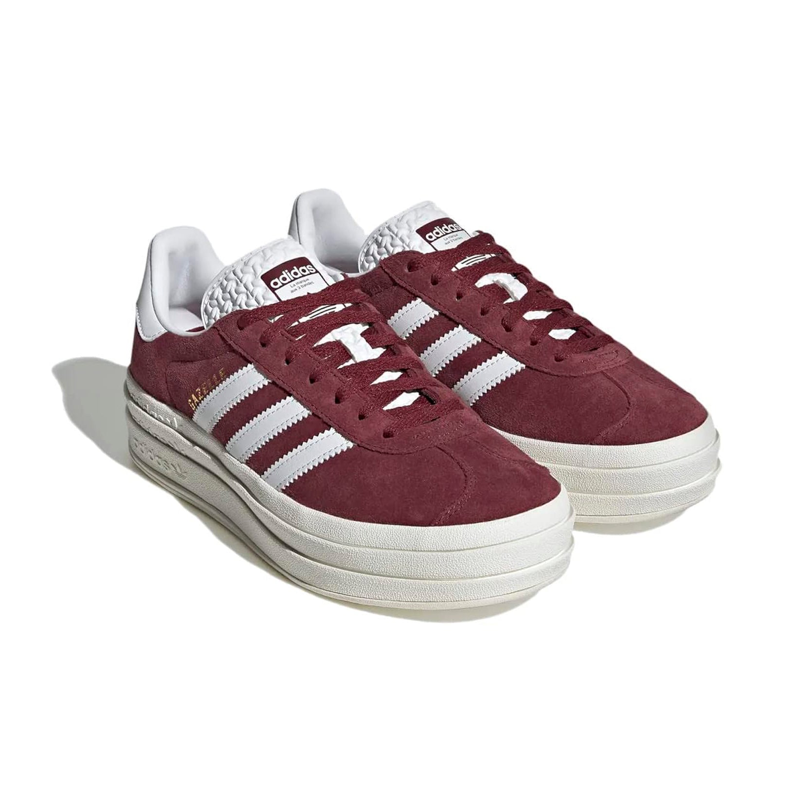Sneakers basses Adidas Gazelle Bold shadow red femme