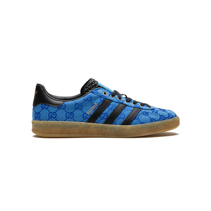 Sneakers basses Adidas Gazelle gucci gg monogram blue unisexe
