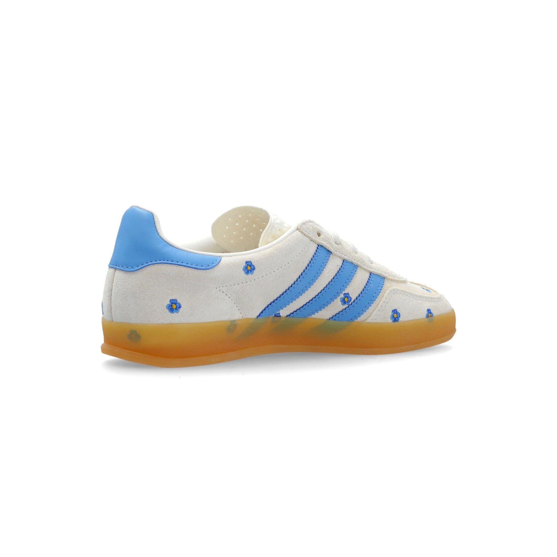 Sneakers basses Adidas Gazelle Indoor blue floral unisexe