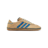 Adidas Gazelle Sneakers Basses Unisexe Clot Linen Khaki Light Blue