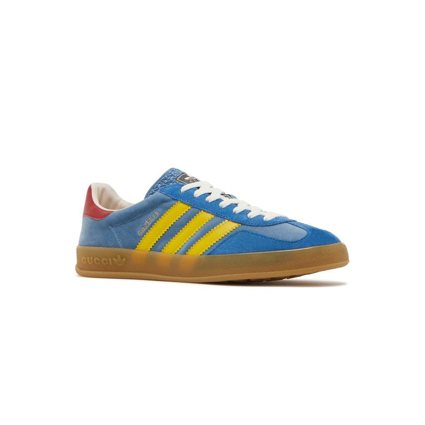 Sneakers basses Adidas Gazelle gucci light blue suede unisexe