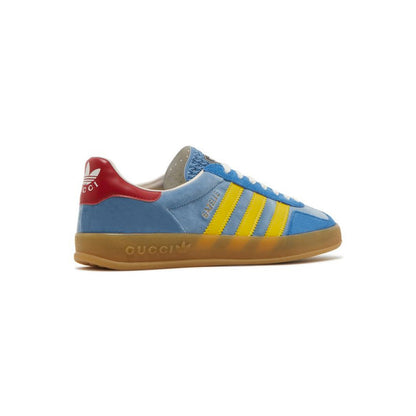 Sneakers basses Adidas Gazelle gucci light blue suede unisexe