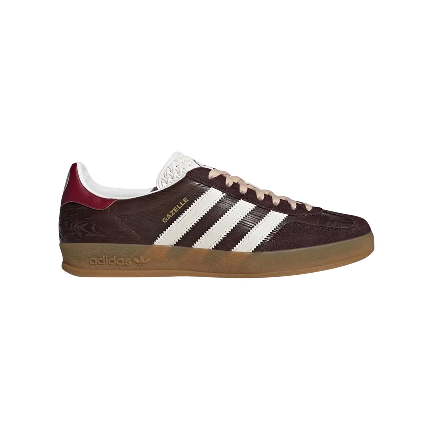 Sneakers basses Adidas Gazelle blue trio bronze light brown unisexe