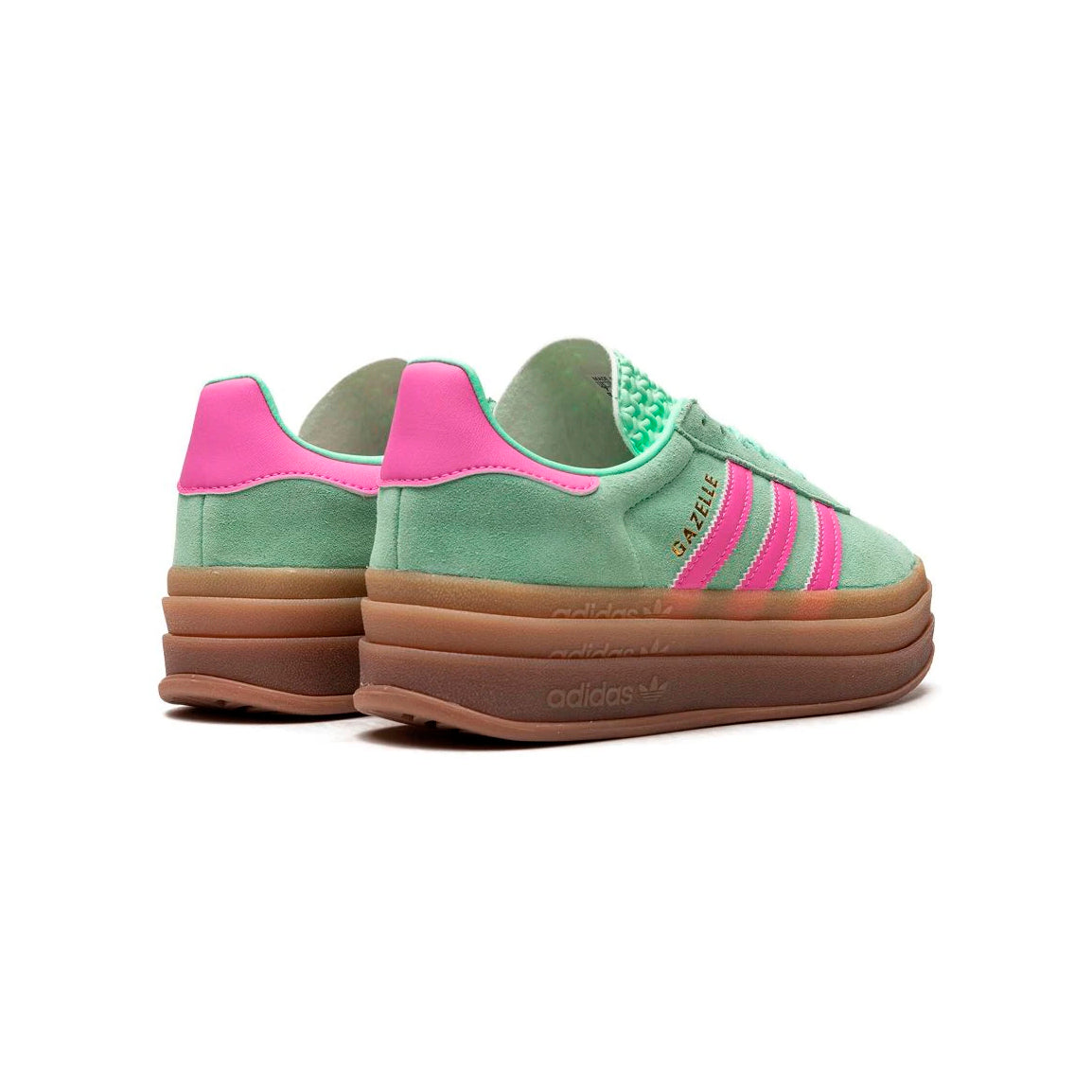 Sneakers basses Adidas Gazelle Bold pulse mint pink femme