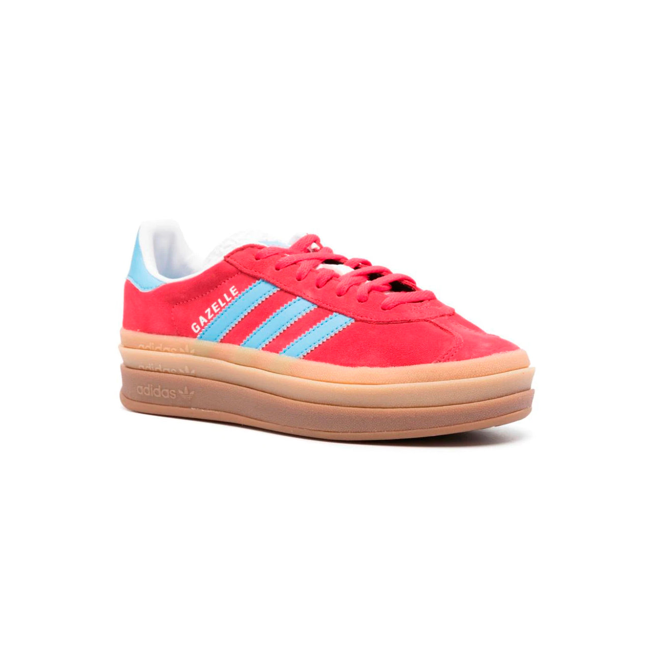 Sneakers basses Adidas Gazelle Bold red blue burst femme