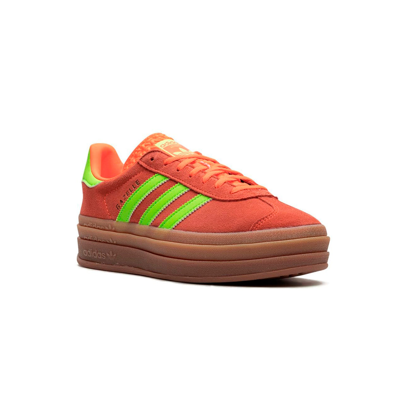 Sneakers basses Adidas Gazelle Bold orange solar green femme