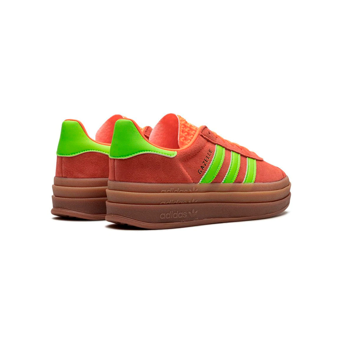 Sneakers basses Adidas Gazelle Bold orange solar green femme