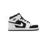 Air Jordan 1 High Enfant Panda Reverse, Baskets Montantes en Cuir, Amorti Air