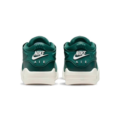 Air Jordan 4 RM Oxidized Green baskets homme et femme en cuir vert, détail semelle