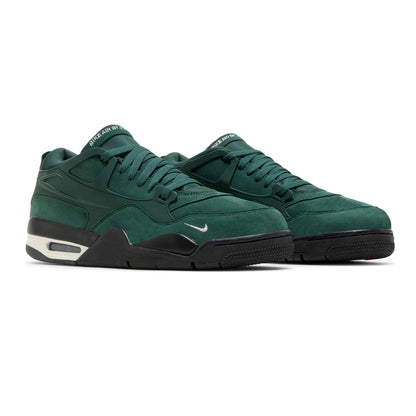 Air Jordan 4 RM Fence Green baskets homme et femme en cuir vert, vue de face