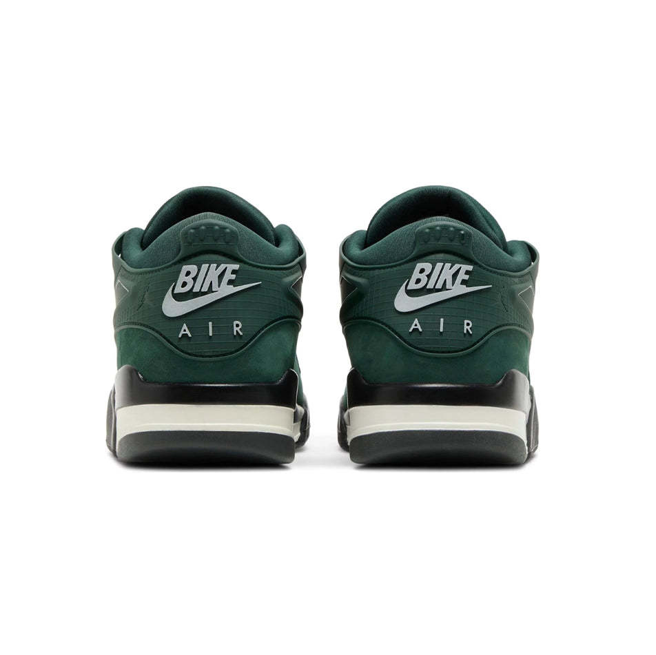 Air Jordan 4 RM Fence Green baskets homme et femme en cuir vert, détail semelle