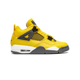 Air Jordan 4 Lightning 2021 – Baskets Homme Femme Cuir et Mesh