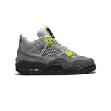 Air Jordan 4 Neon 95 – Baskets Homme Femme en Daim et Nubuck Style Basketball