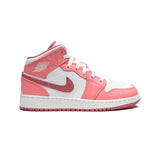 Air Jordan 1 Mid Valentine's Day – Baskets Mi-Montantes Femme Cuir