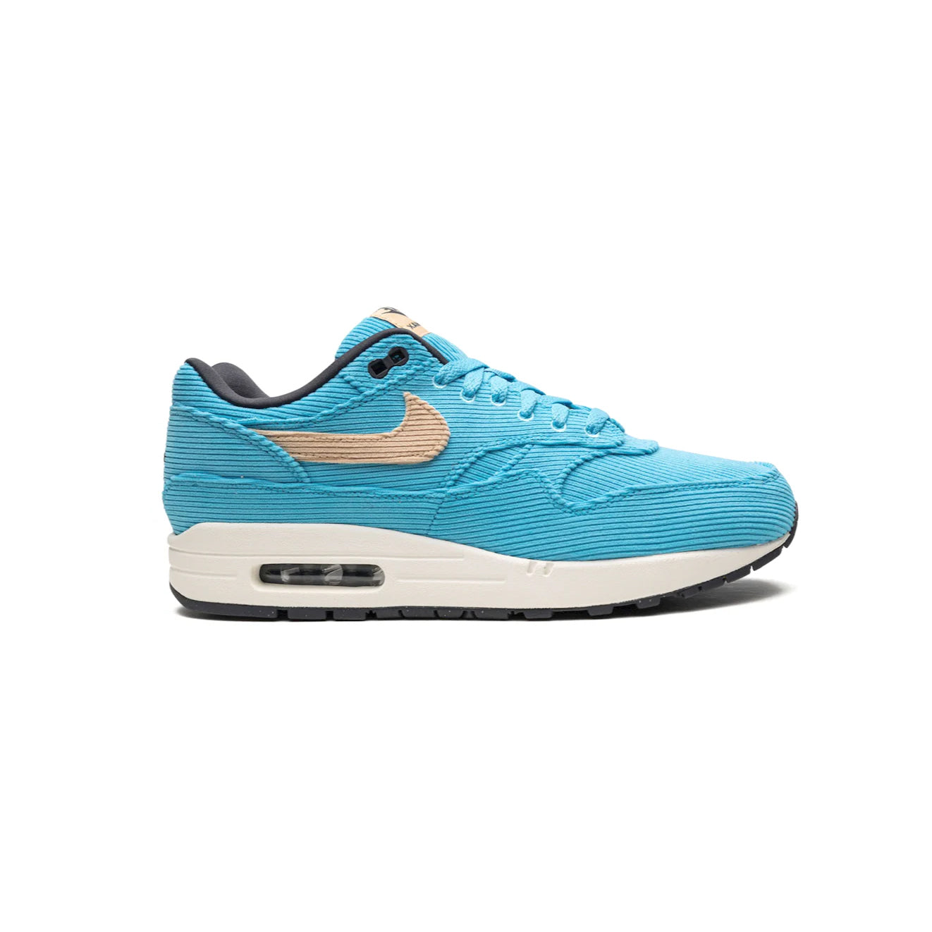 nike air max 1 corduroy baltic blue baskets vue latérale