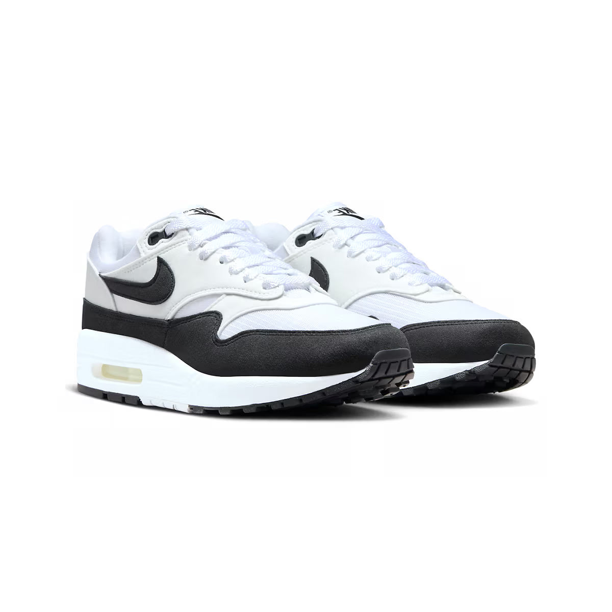 Nike Air Max 1 White Black, Baskets Lifestyle Unisexe – photo 2