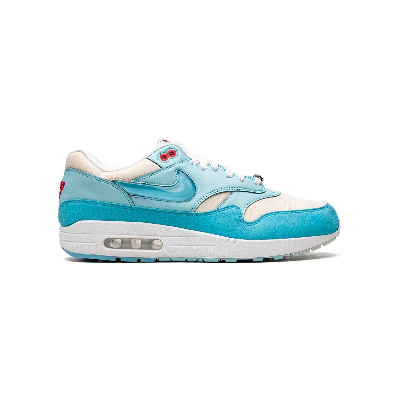 nike air max 1 puerto rico blue gale baskets vue latérale