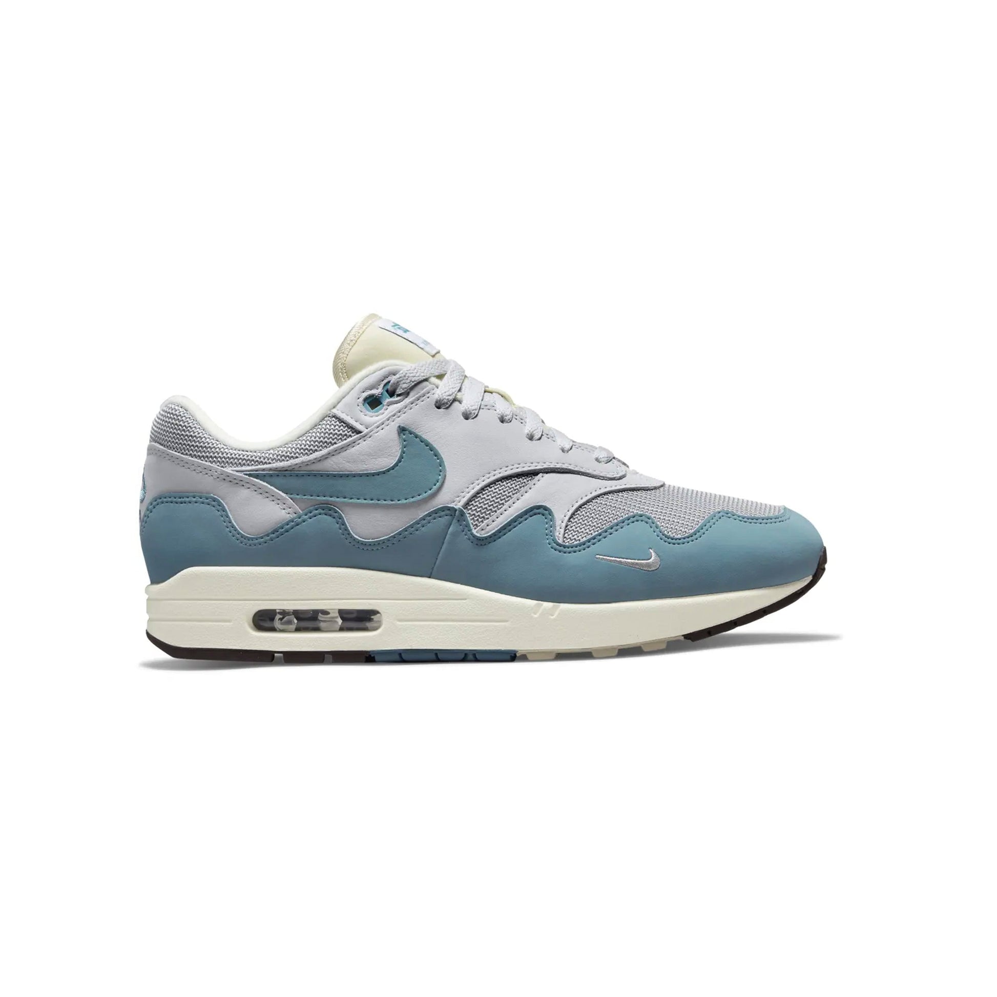 nike air max 1 patta noise aqua baskets vue latérale