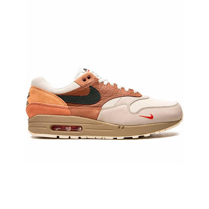 Nike Air Max 1 Amsterdam Baskets Marron Bordeaux Homme Femme - 1