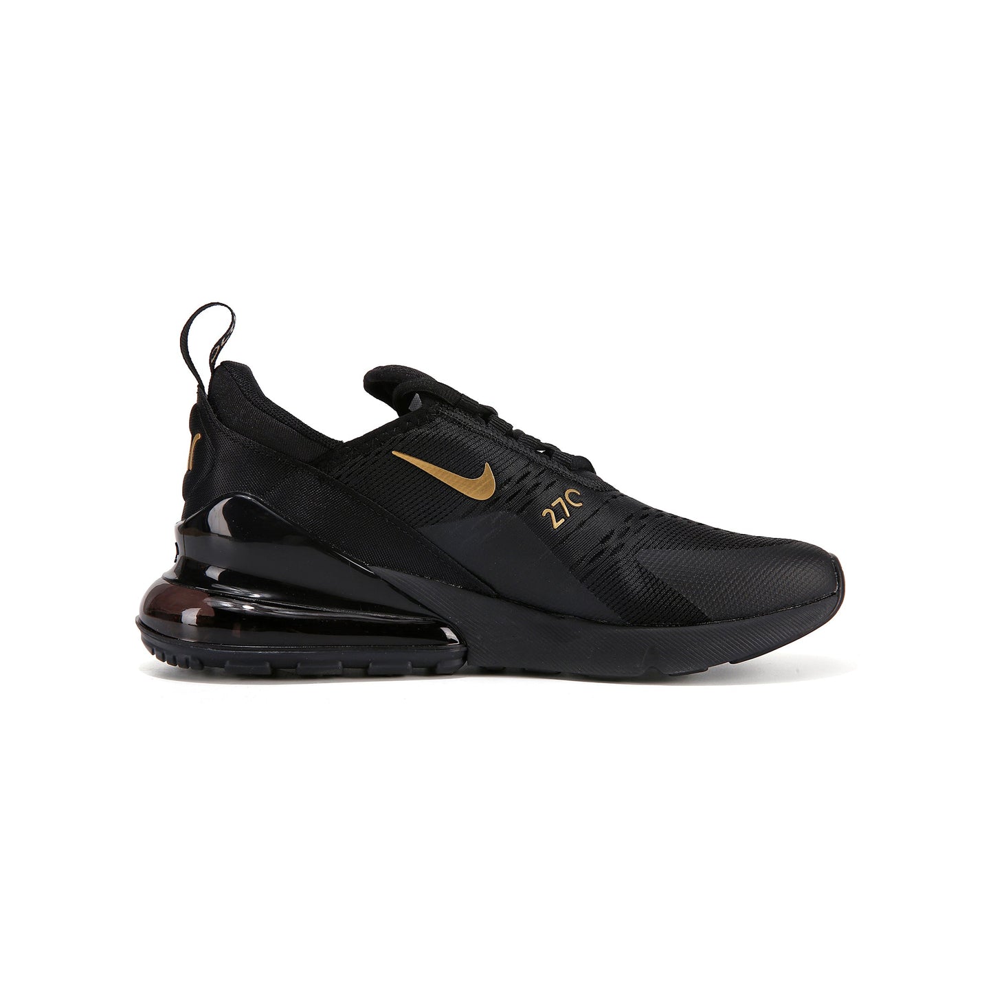 Nike Air Max 270 Black Gold, Baskets Lifestyle Unisexe – photo 1