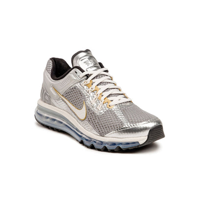Nike Air Max 2013 Metallic Silver Gold Baskets Argent Or Homme Femme - 2