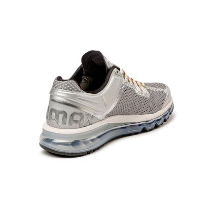Nike Air Max 2013 Metallic Silver Gold Baskets Argent Or Homme Femme - 3