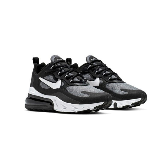 Nike Air Max 270 React White Grey Black, Baskets Lifestyle Unisexe – photo 2