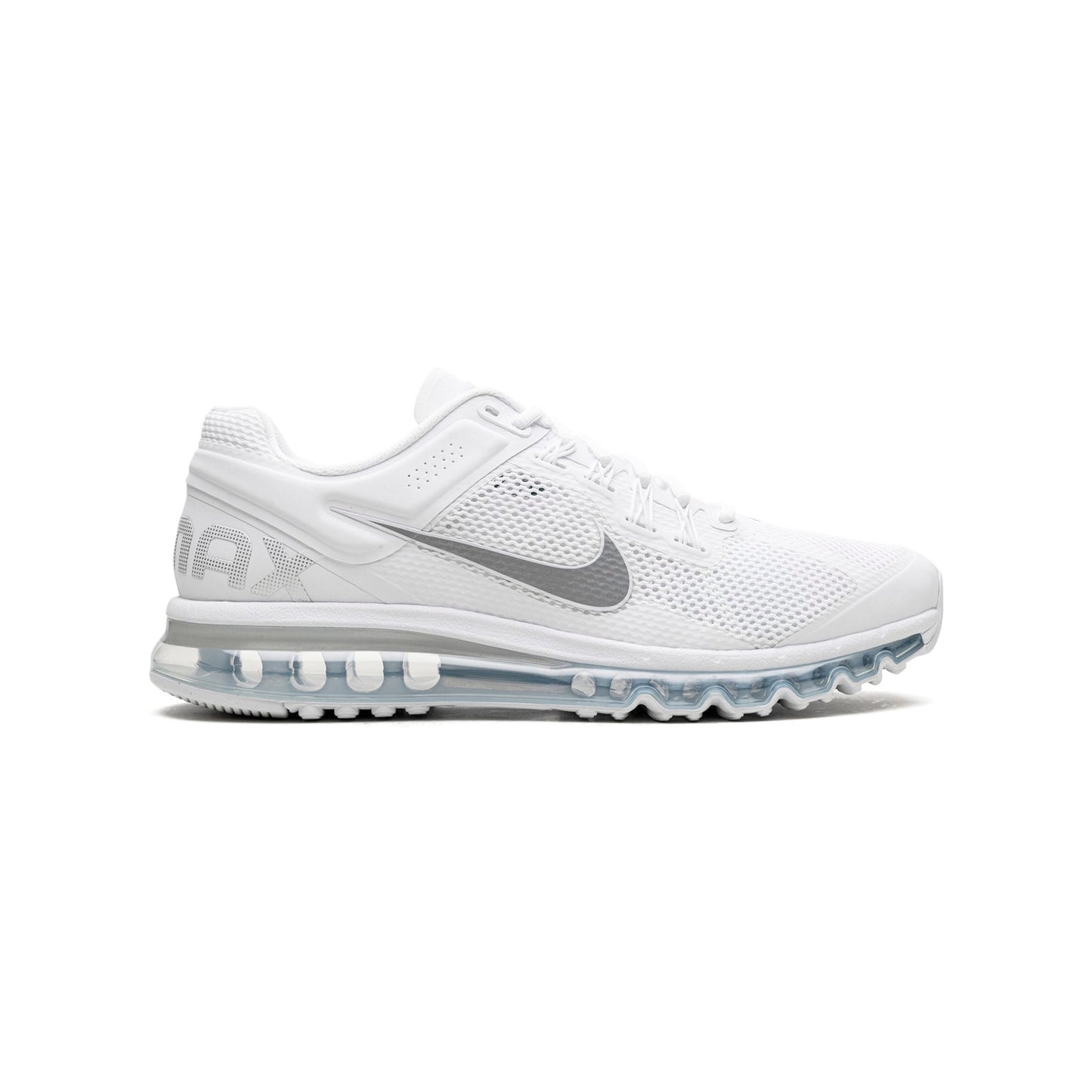 Nike Air Max 2013 White, Baskets Lifestyle Unisexe Mesh – photo 1