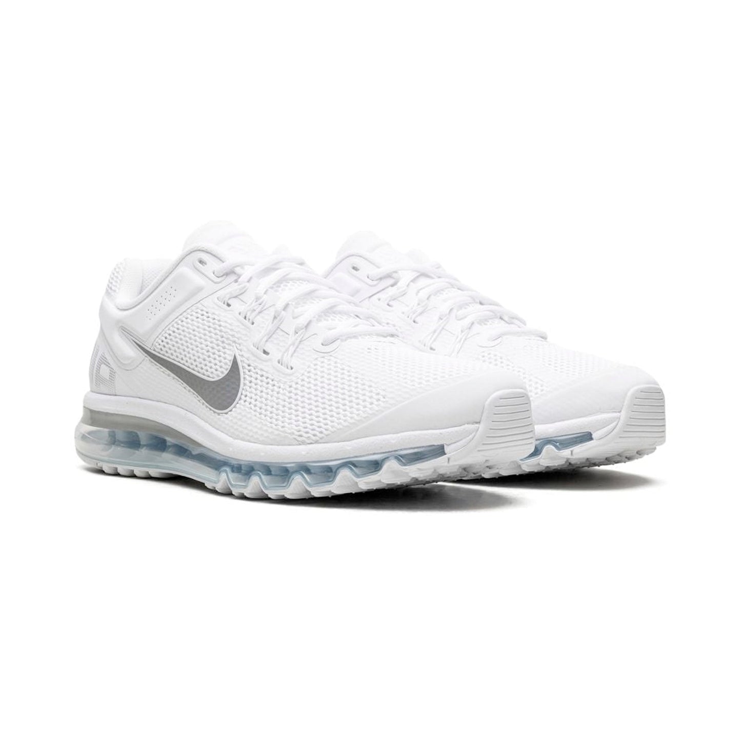 Nike Air Max 2013 White, Baskets Lifestyle Unisexe Mesh – photo 2