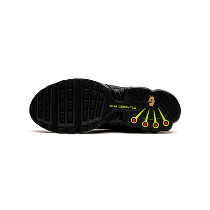Nike Air Max Plus 3 Black Volt, Baskets Lifestyle Unisexe Cuir et Mesh – photo 4