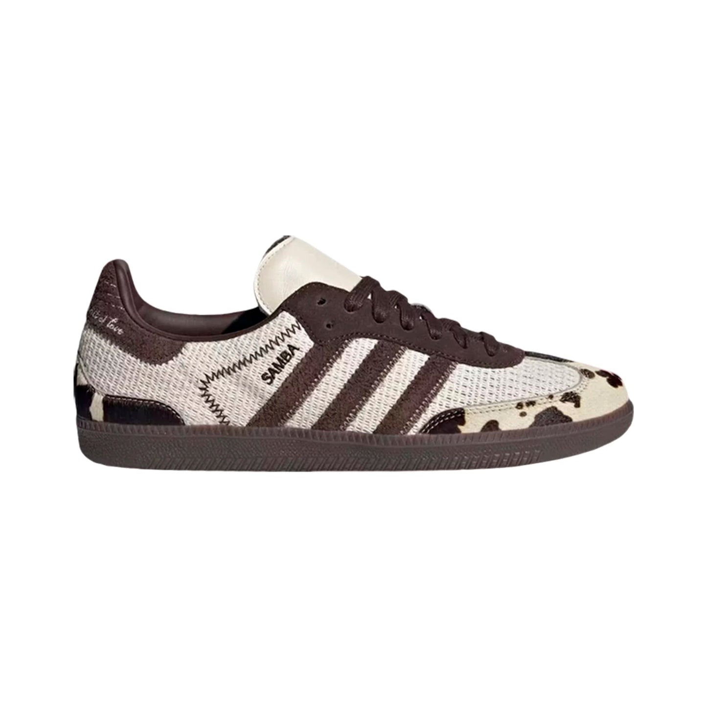 Sneakers basses Adidas Samba OG cow print unisexe