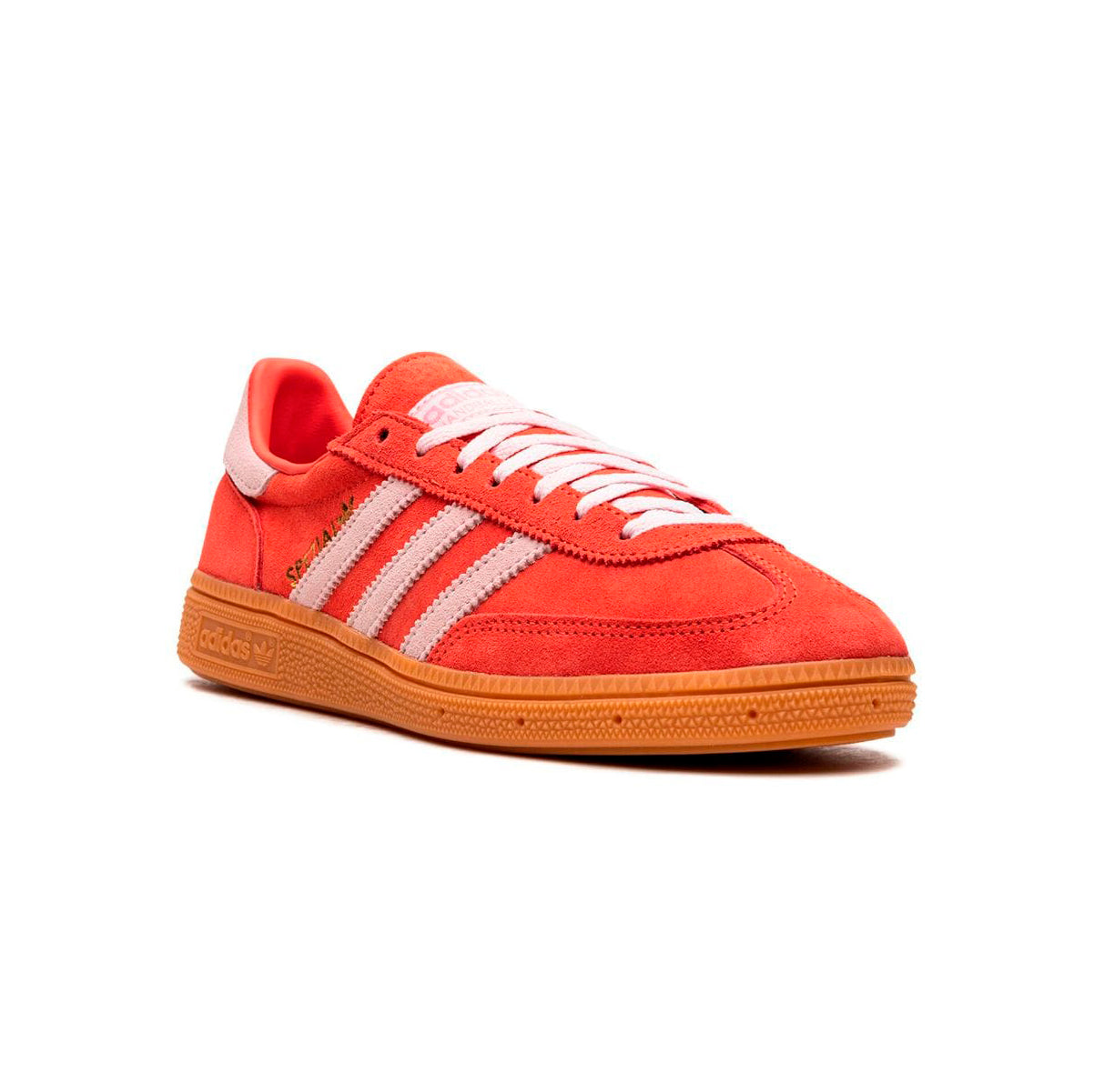 Sneakers basses Adidas Handball Spezial bright red clear pink unisexe