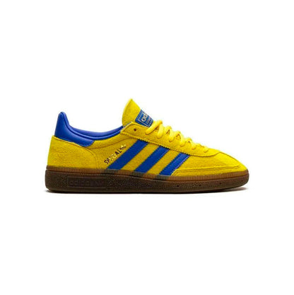 Sneakers basses Adidas Handball Spezial yellow blue unisexe