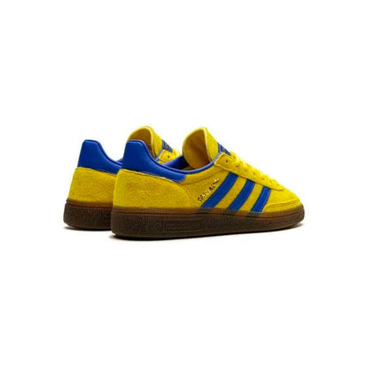 Sneakers basses Adidas Handball Spezial yellow blue unisexe