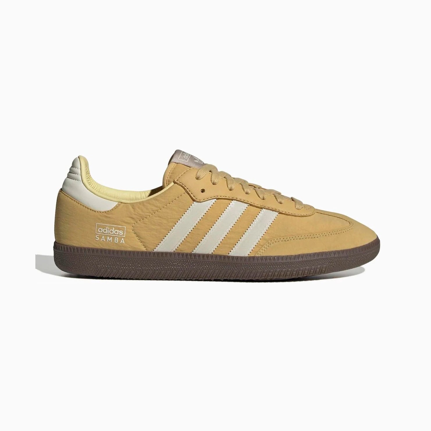 Sneakers basses Adidas Samba OG yellow white unisexe