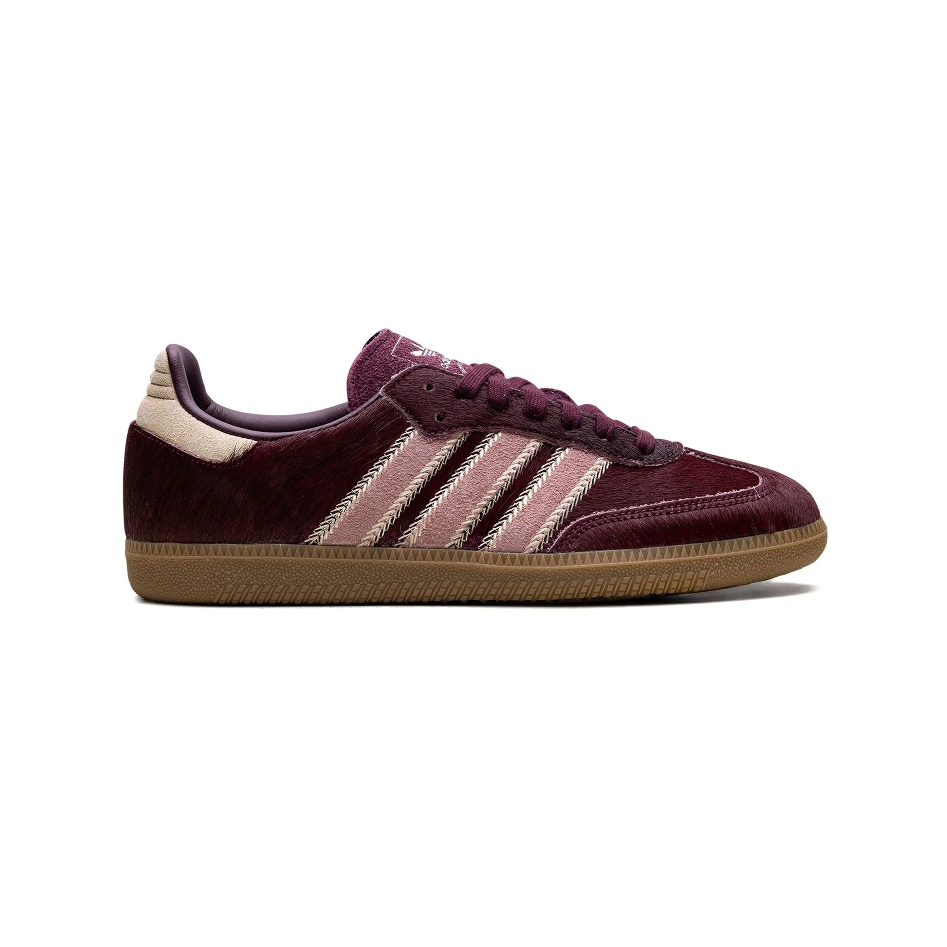 Sneakers basses Adidas Samba maroon sand strata pony unisexe