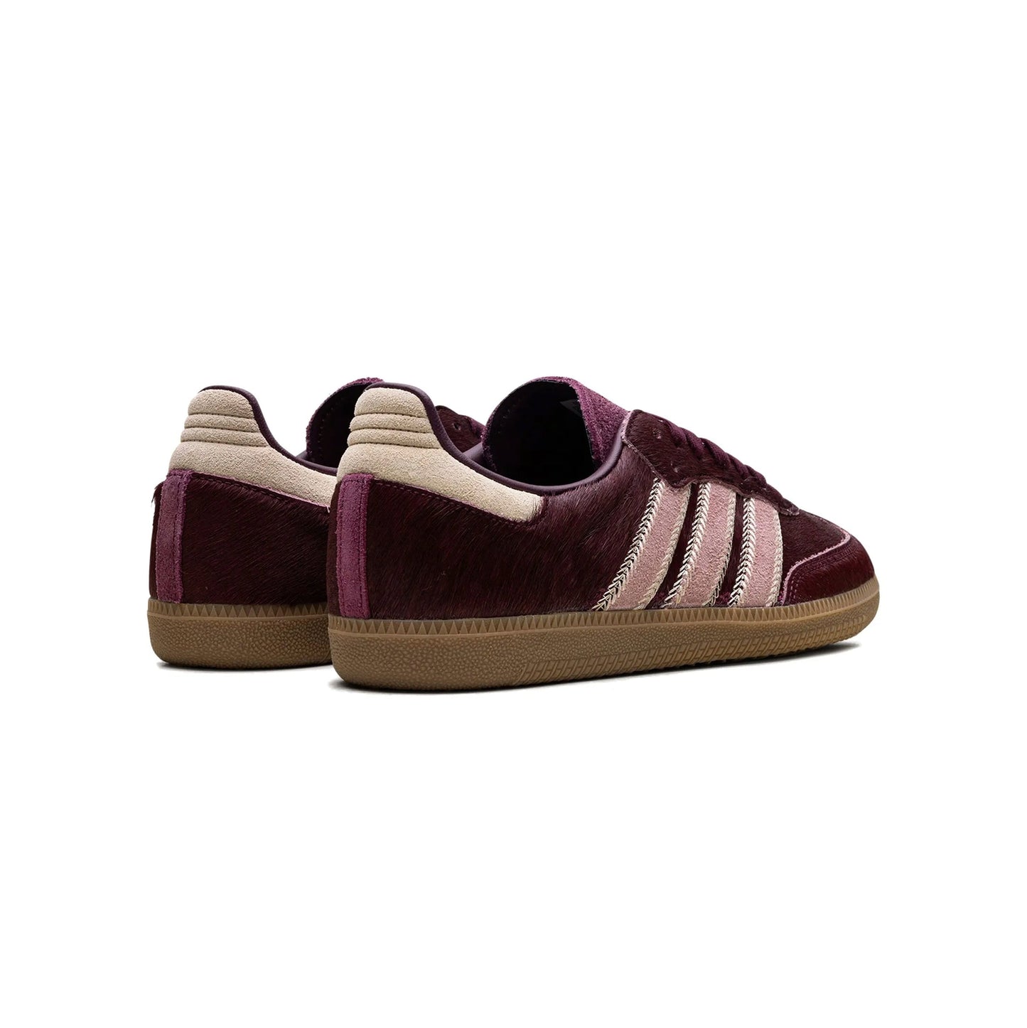 Sneakers basses Adidas Samba maroon sand strata pony unisexe