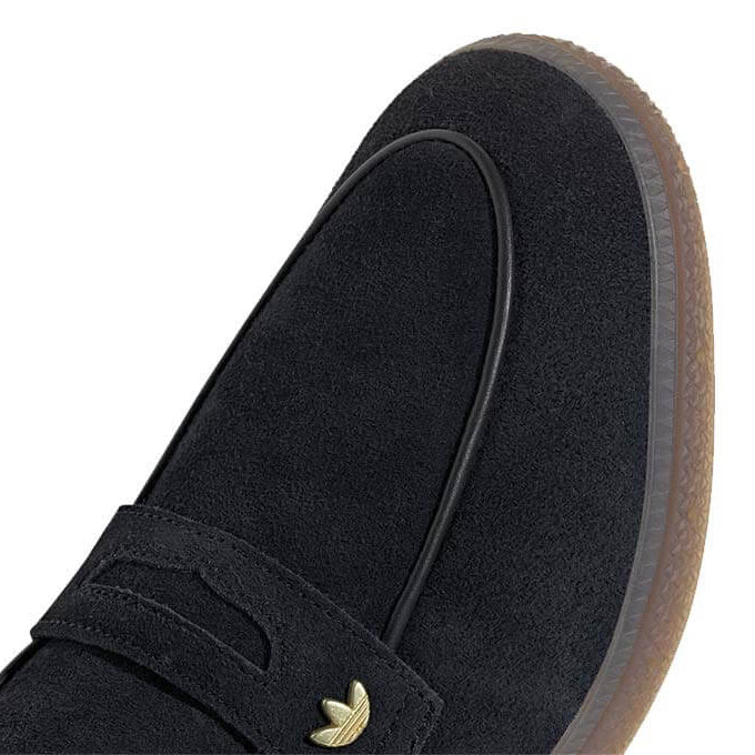 Sneakers basses Adidas Handball Spezial loafer black gum unisexe