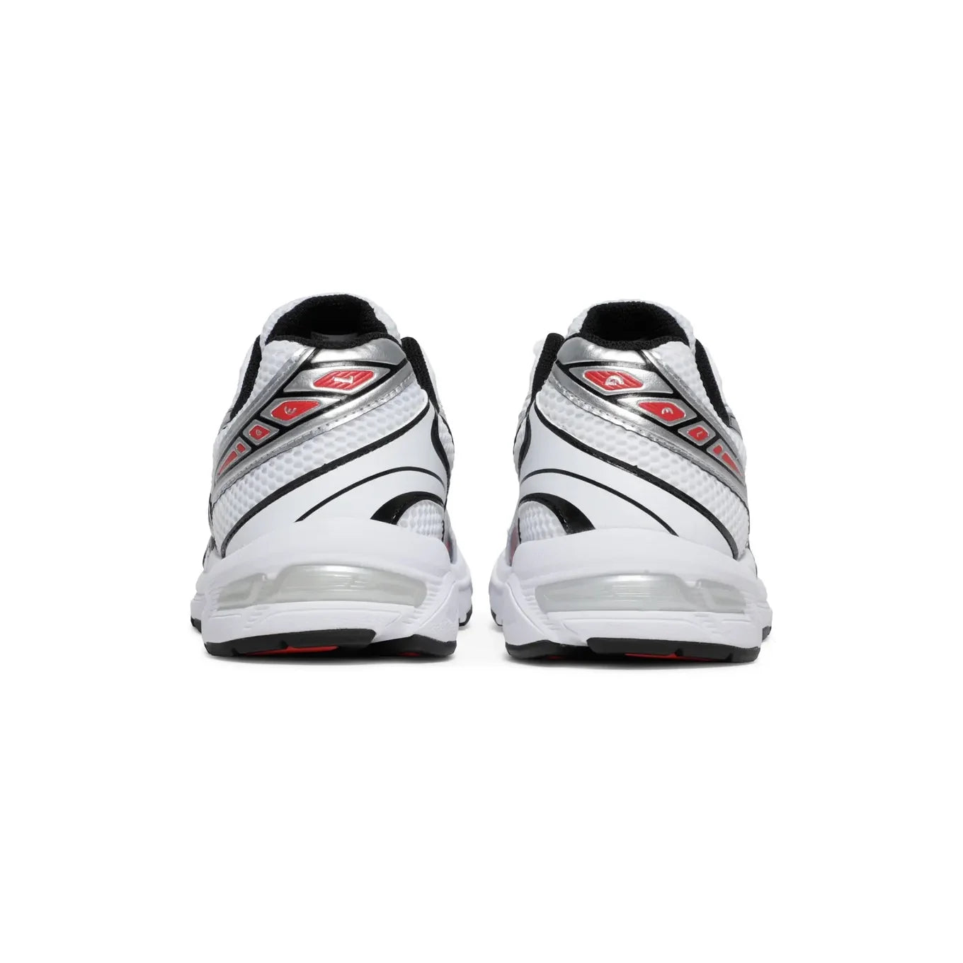 ASICS Gel-1130 White Electric Red, Baskets Basses Unisexe Mesh – photo 4