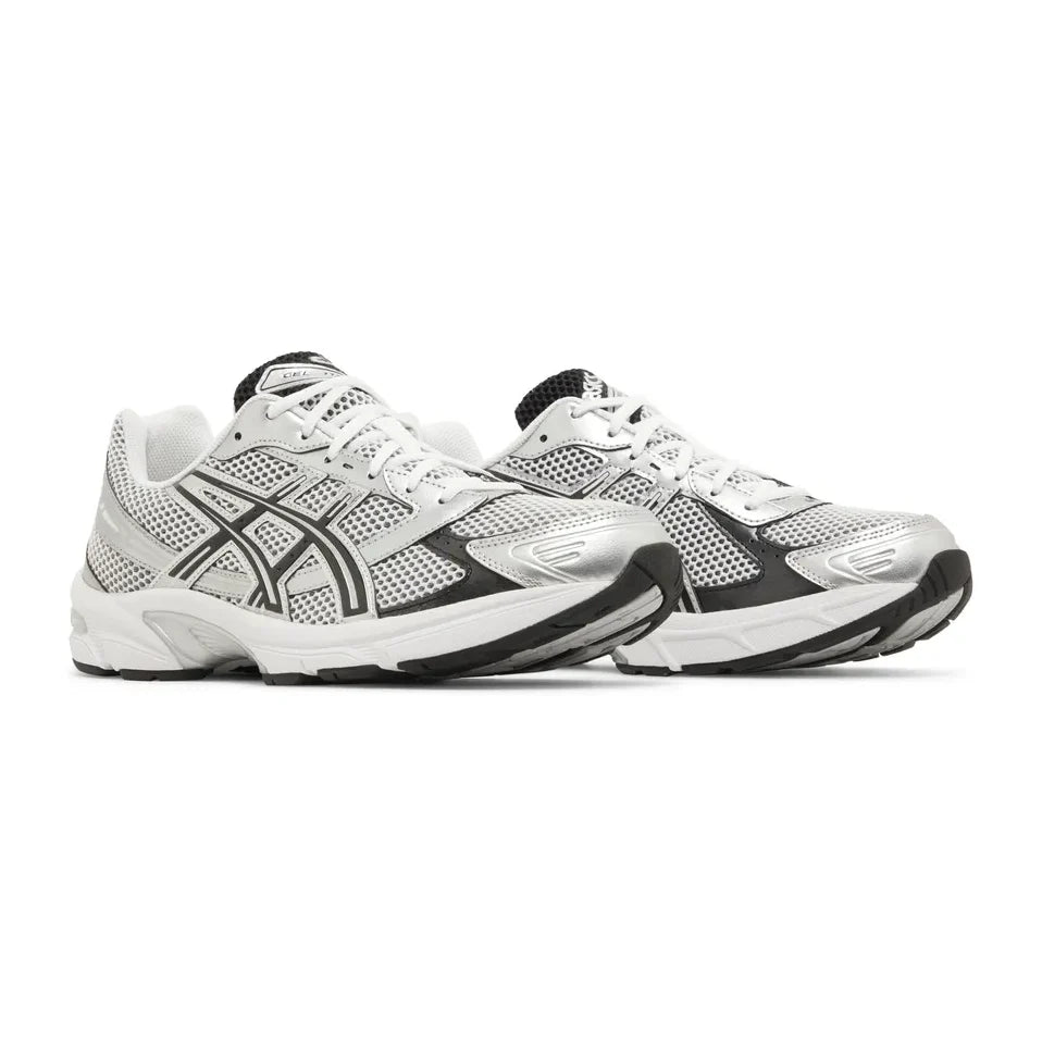 ASICS Gel-1130 White Black Silver, Baskets Basses Unisexe Mesh – photo 2