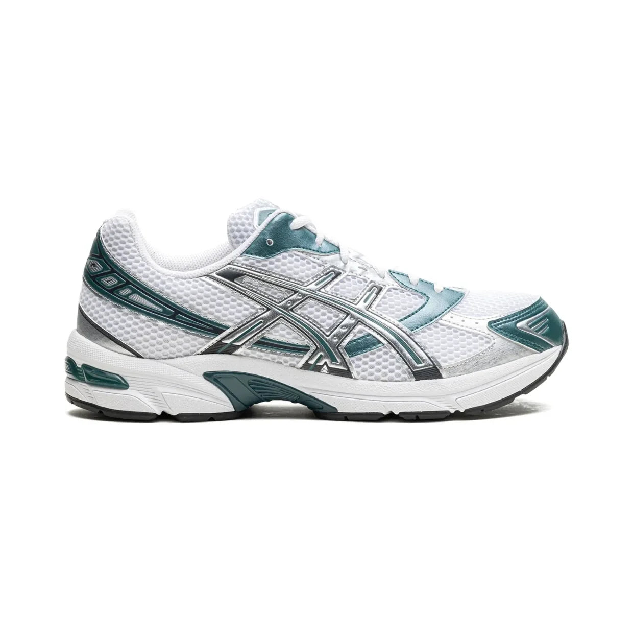 ASICS Gel-1130 White Dark Neptune, Baskets Basses Unisexe Mesh – photo 1