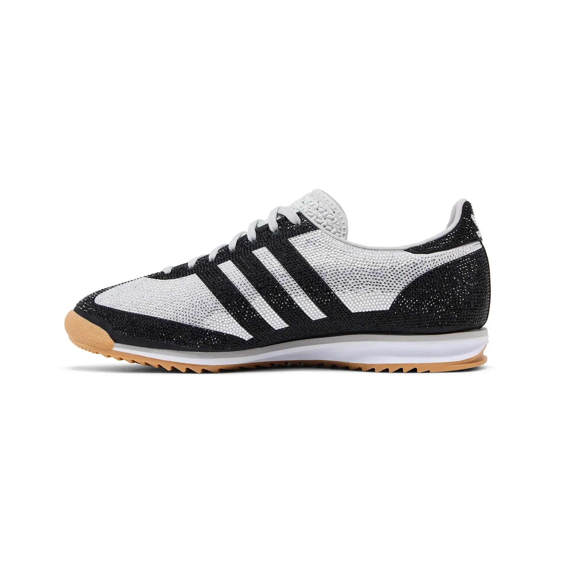 Sneakers basses Adidas SL 72 rhinestone grey black charcoal unisexe