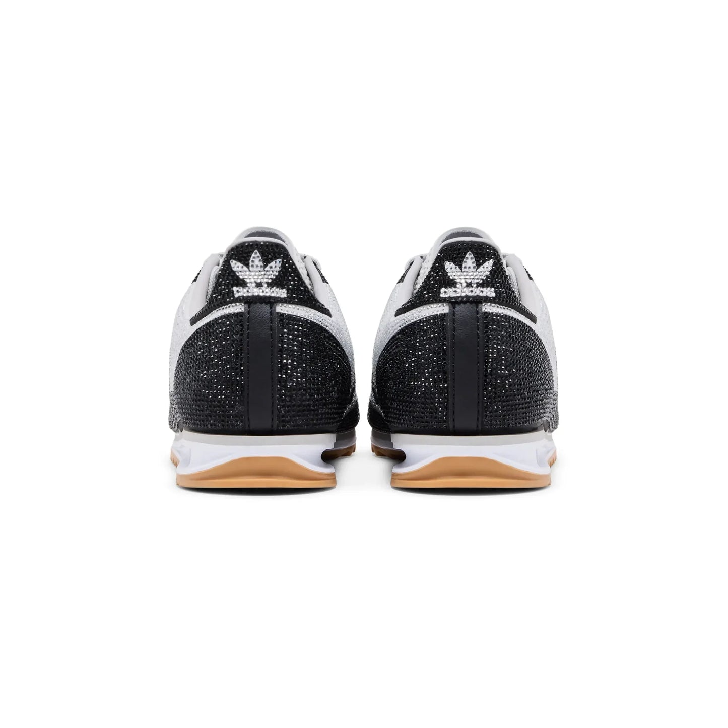 Sneakers basses Adidas SL 72 rhinestone grey black charcoal unisexe