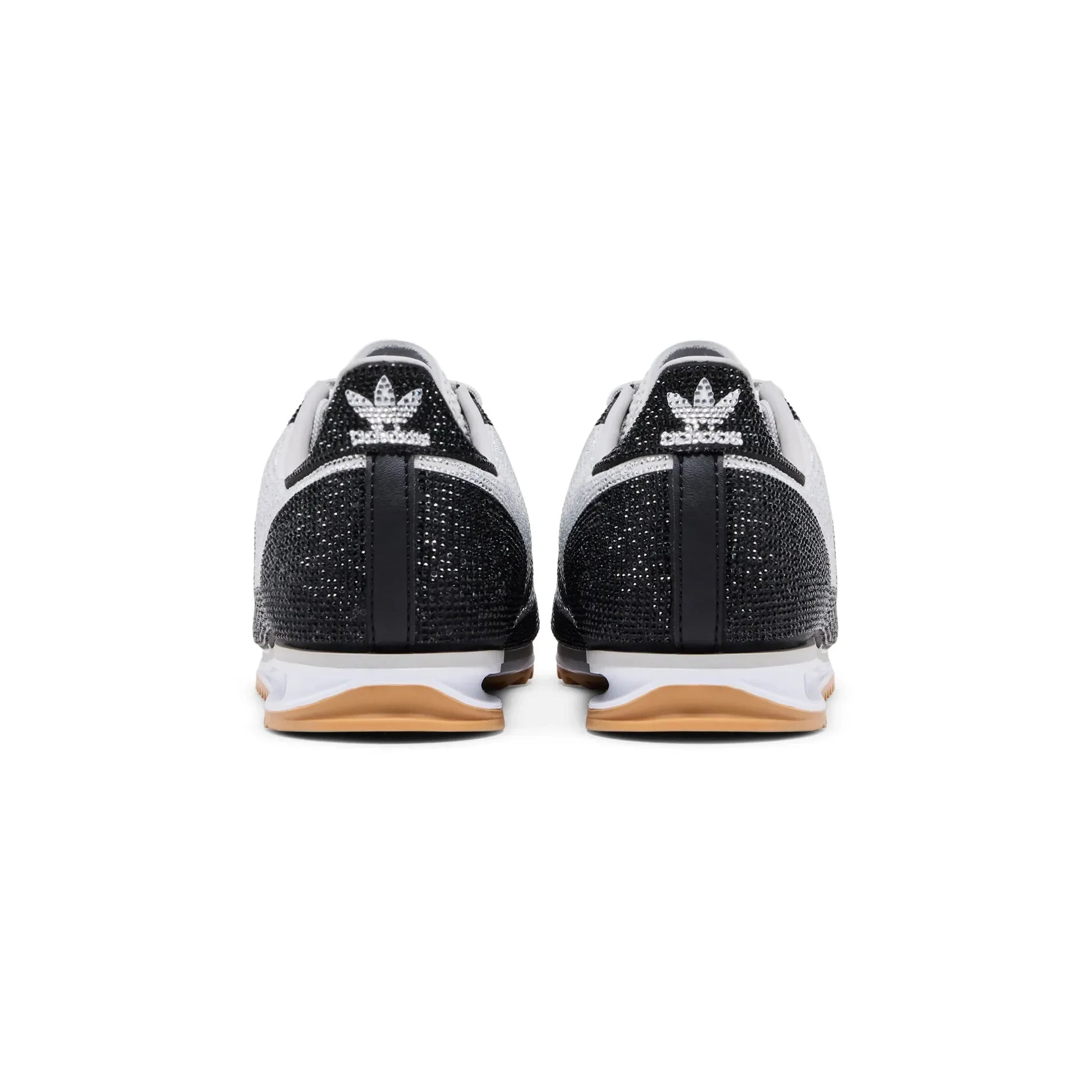 Sneakers basses Adidas SL 72 rhinestone grey black charcoal unisexe