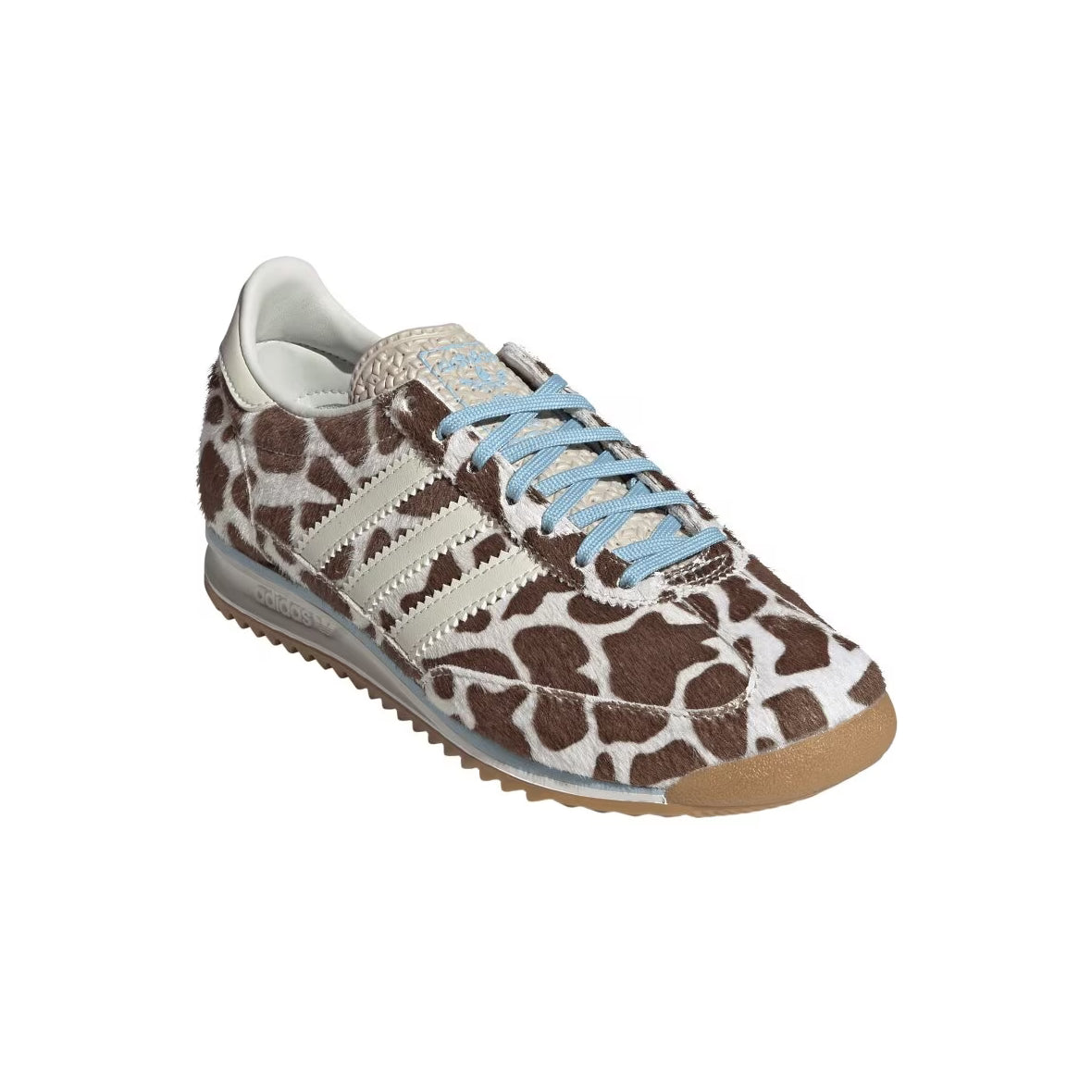 Sneakers basses Adidas SL 72 cow print crystal linen unisexe