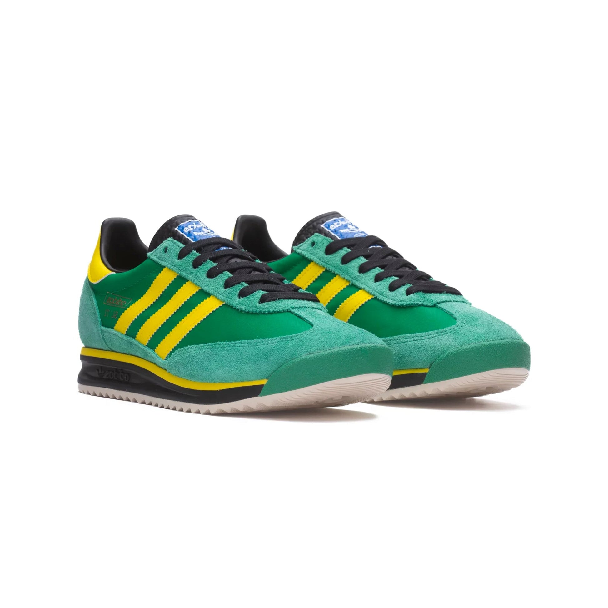 Sneakers basses Adidas SL 72 green yellow unisexe