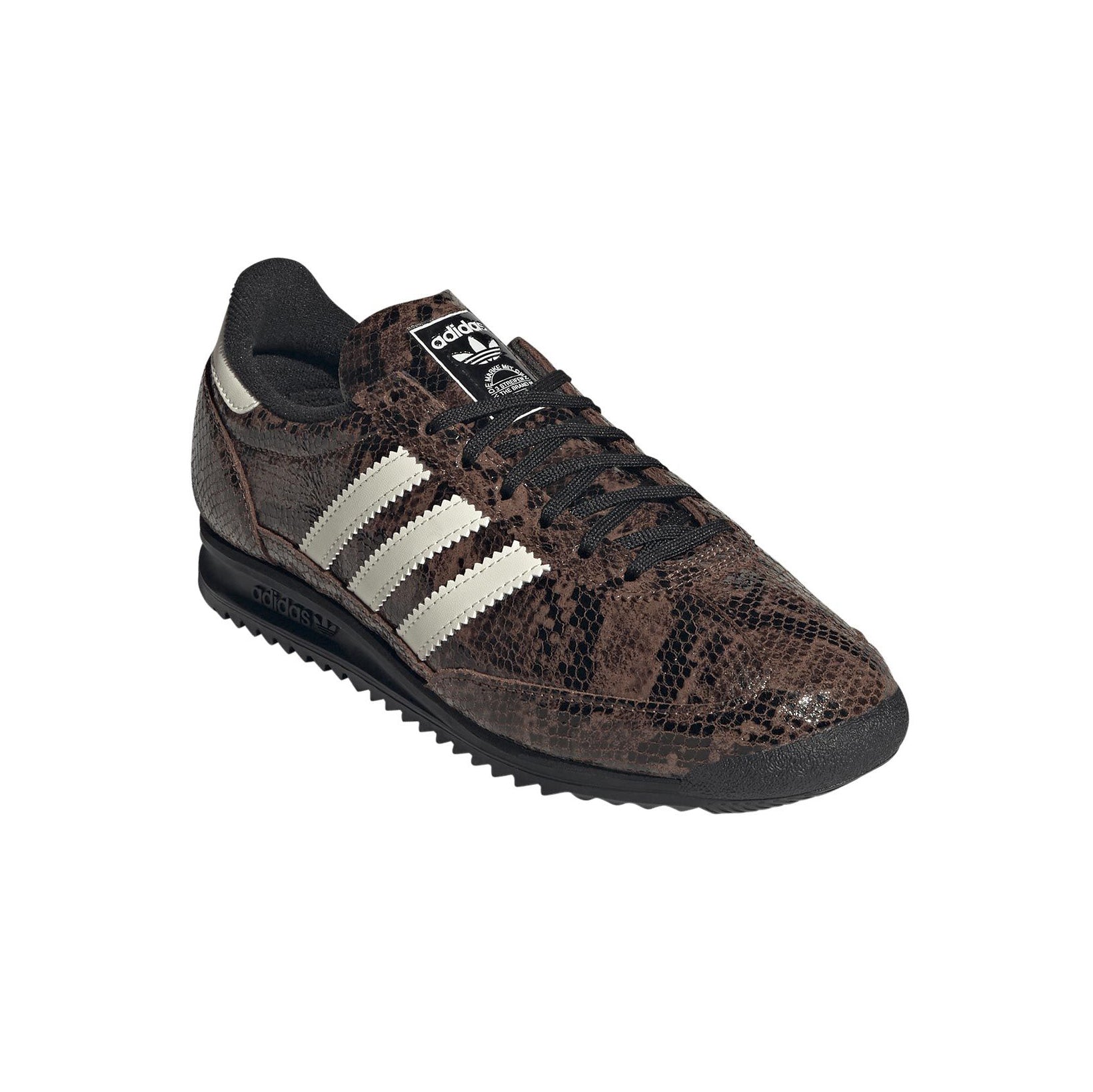 Sneakers basses Adidas SL 72 snakeskin preloved brown unisexe